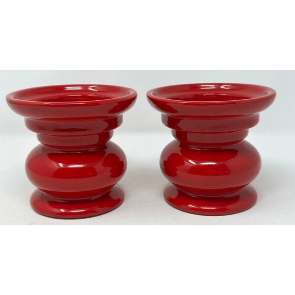 Haeger Other - Vtg 1970s LAWRENCE PEABODY for HAEGER CANDLE HOLDERS #3078 PIMENTO Mix and Match